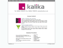 Tablet Screenshot of kalika.co.uk